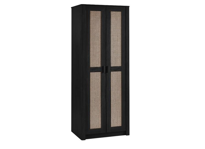 Sydney Black Ash Wardrobe - 1