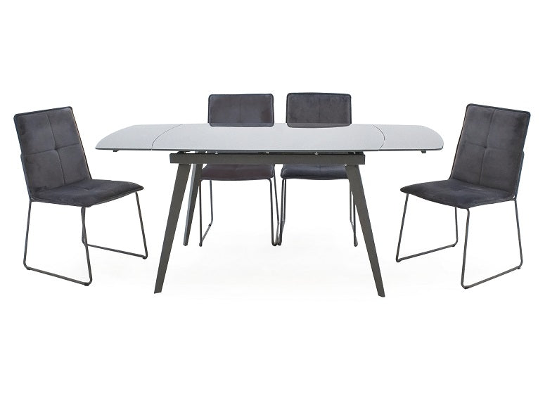 Sabina Table W/Soren Grey Chairs