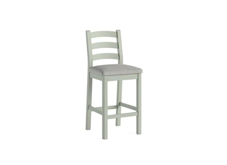 Salcombe Sage Bar Stool - beige seat