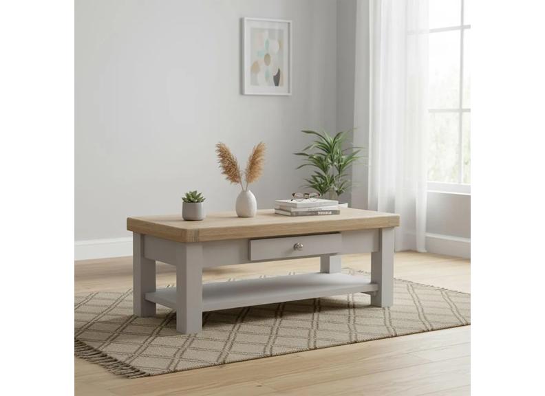 Salcombe Grey Coffee Table - room