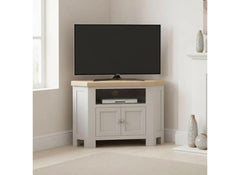 Salcombe Grey Corner TV - room