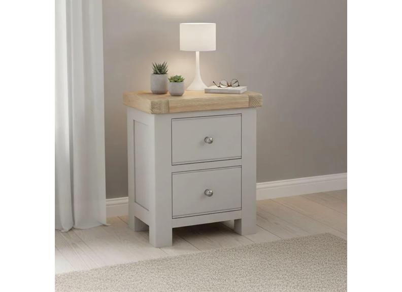 Salcombe Grey Bedside - room