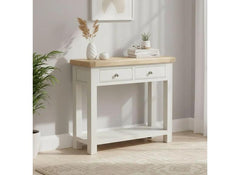 Salcombe Grey Console Table - chrome - room
