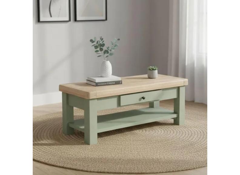 Salcombe Sage Coffee Table - room