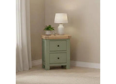 Salcombe Sage Bedside Table - Elegant, Modern & Built to Last