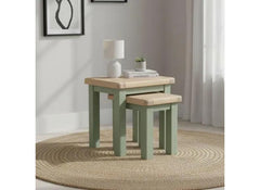 Salcombe Sage Table Nest - room