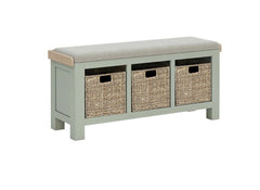 Salcombe Sage Storage Bench – Elegant, Modern & Built to Last