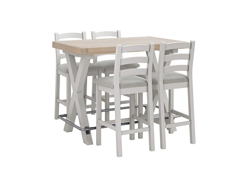 Salcombe Grey Bar Stool – Elegant, Modern & Built to Last