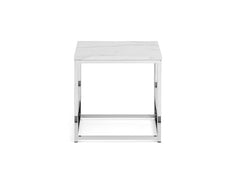 Scala White Lamp Table - 1