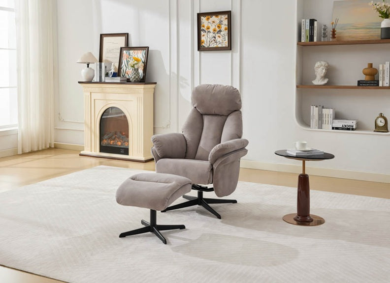 Sloane Oyster Armchair & Stool