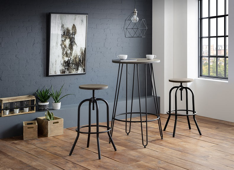 Spitfire Bar Stools With Dalston Bar Table