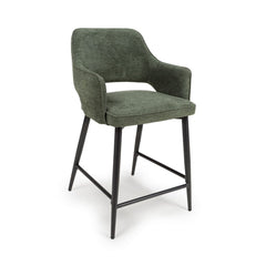 Ted Counter Chair - Set of 2 - Green - Image 2