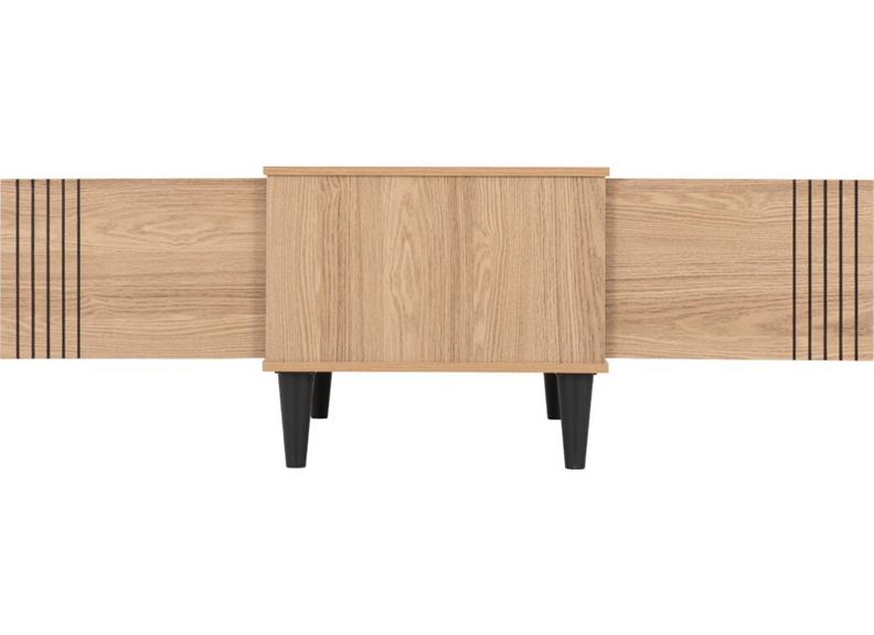 Tessa Coffee Table – Oak Effect Wooden Coffee Table With Storage Compartment | Modern Living Room Furniture