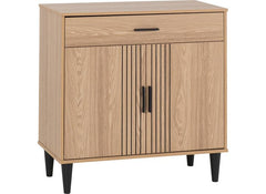 Tessa Two Door One Drawer Small Sideboard – Oak Effect Wooden Small Sideboard | Modern Living Room Furniture (Copy)