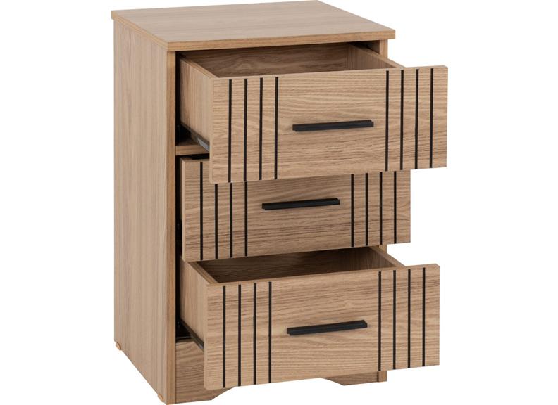 Tessa Bedside – Oak Effect Bedroom Furniture | Modern Bedroom Furniture