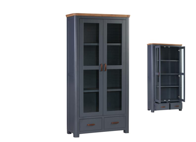 Treviso Blue Display Cabinet