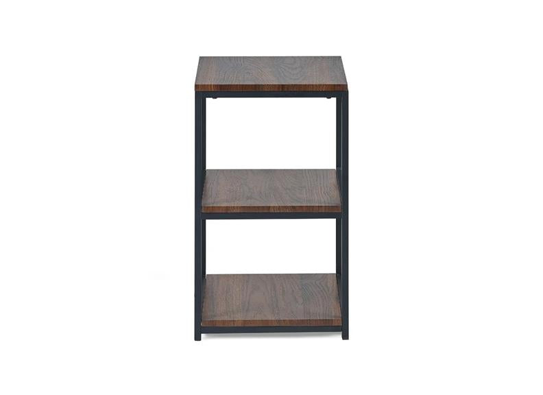 Tribeca Walnut Tall End Table - front