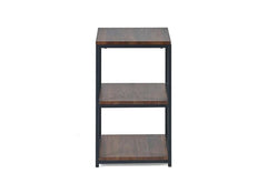 Tribeca Walnut Tall End Table - front