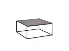 Tribeca Walnut Square Coffee Table - 1