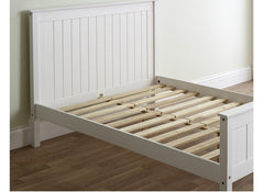 Taurus White High End Bed - base