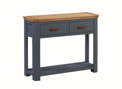 Treviso Blue Two Drawer Large Console