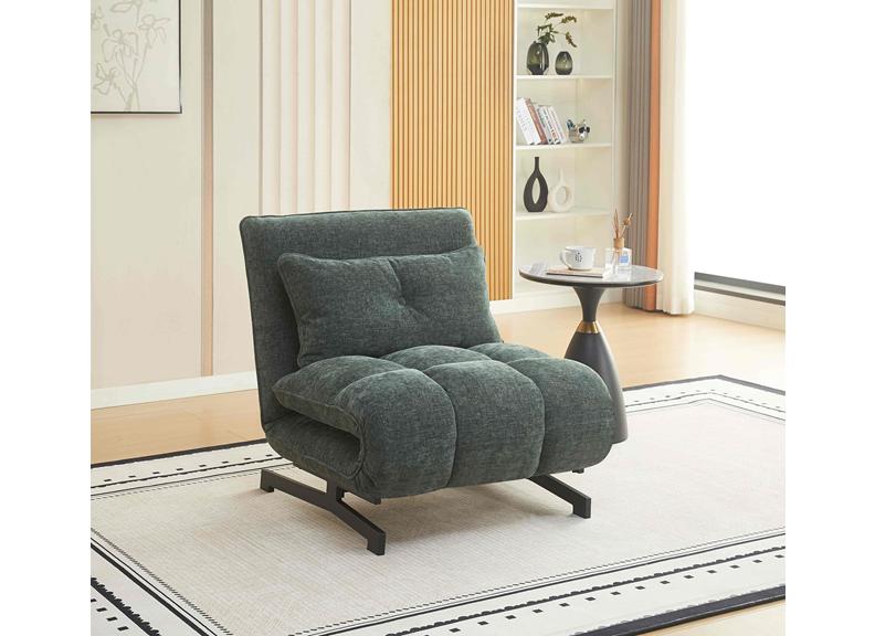 Tucker Moss Style Sofa Beds – Japanese Style Fabric Sleeper Sofa in Stone, Terracotta & Winter Moss (Copy)