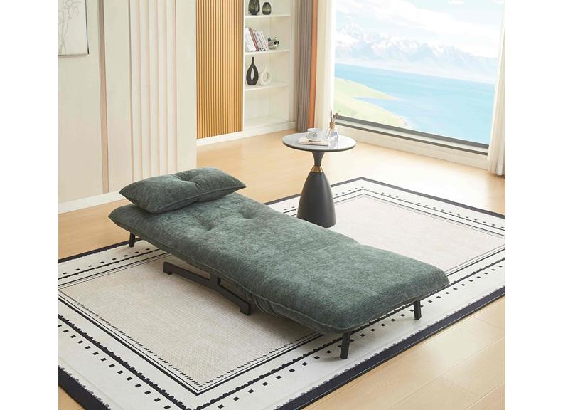 Tucker Moss Style Sofa Beds – Japanese Style Fabric Sleeper Sofa in Stone, Terracotta & Winter Moss (Copy)