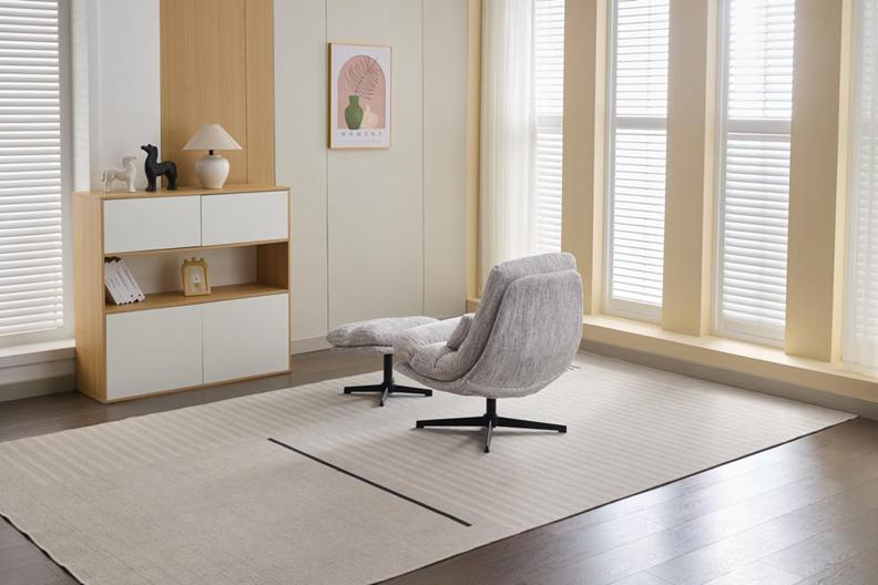 Turner Ash Chair With Footstool - 3