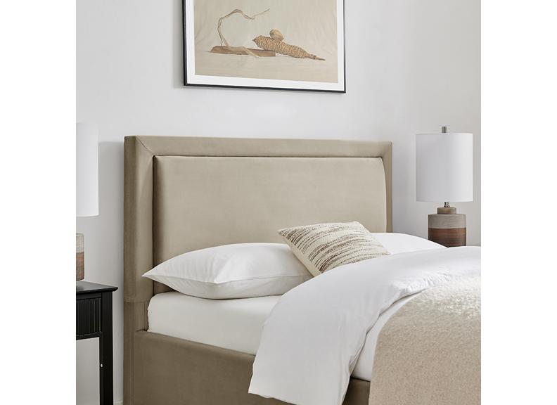 Ursa Taupe Bed - headboard