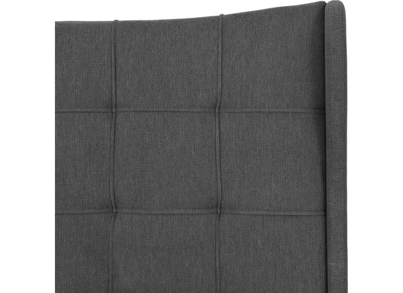 Verona Grey Fabric Storage Bed with 'Winged' Headboard – Luxury Ottoman Storage Bed Frame (Pre-Order 4 ft6)