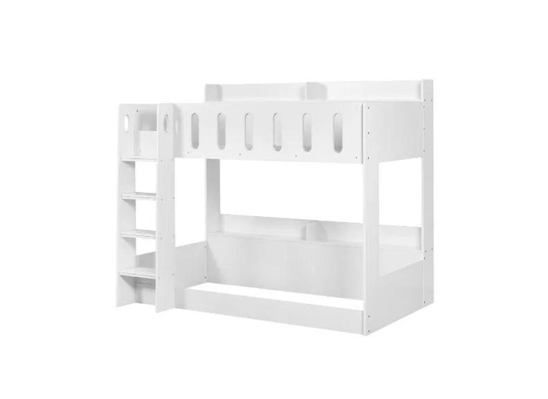 Vision Bunk Bed White Wooden Frame | Easy Clean Finish | Modern Space Saving Bed
