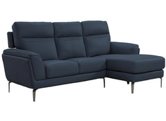 Vitalia Indigo Blue RH Corner Sofa 