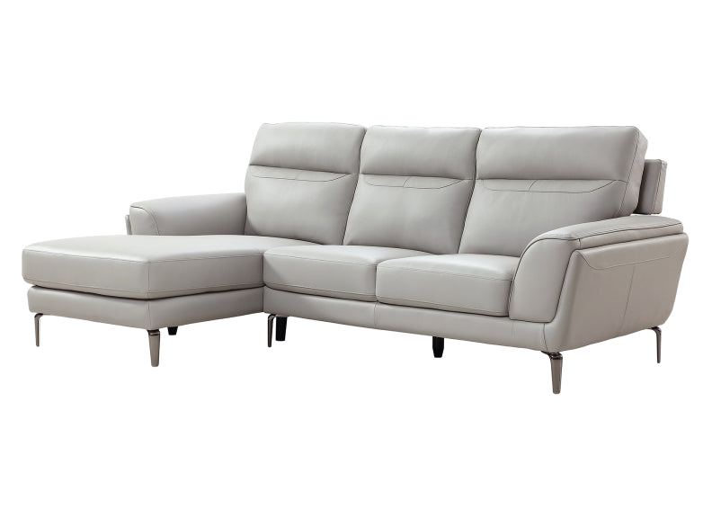 Vitalia Light Grey LH Corner Sofa - 1
