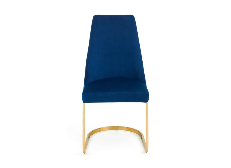 Vittoria Blue Velvet Chair