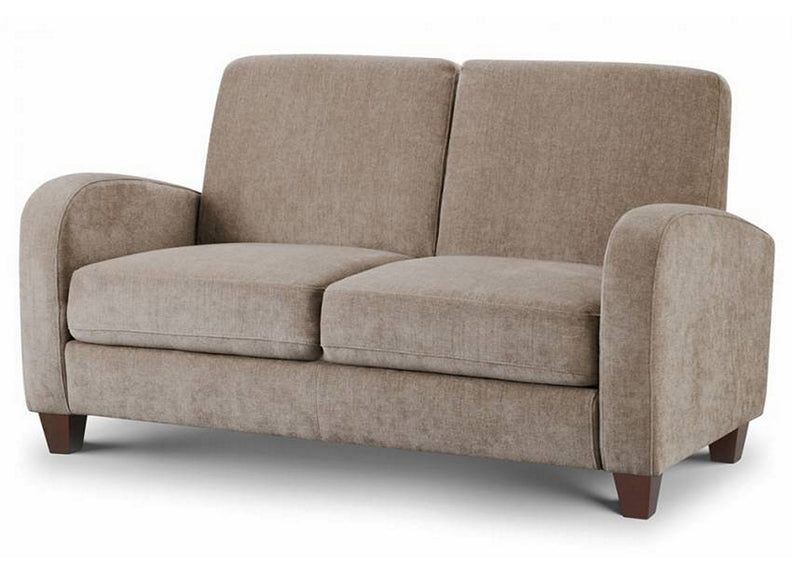 Vivi Mink Fabric Two Seat Sofa
