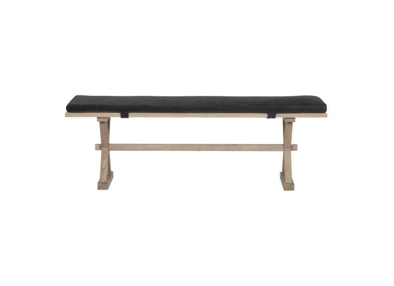 Valent 1.6m Cross Dining Set W/Bench