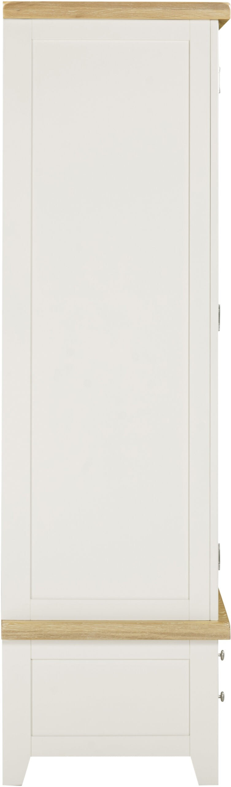 Windsor 3 Door 2 Drawer Wardrobe – Ivory/Oak (WBF)