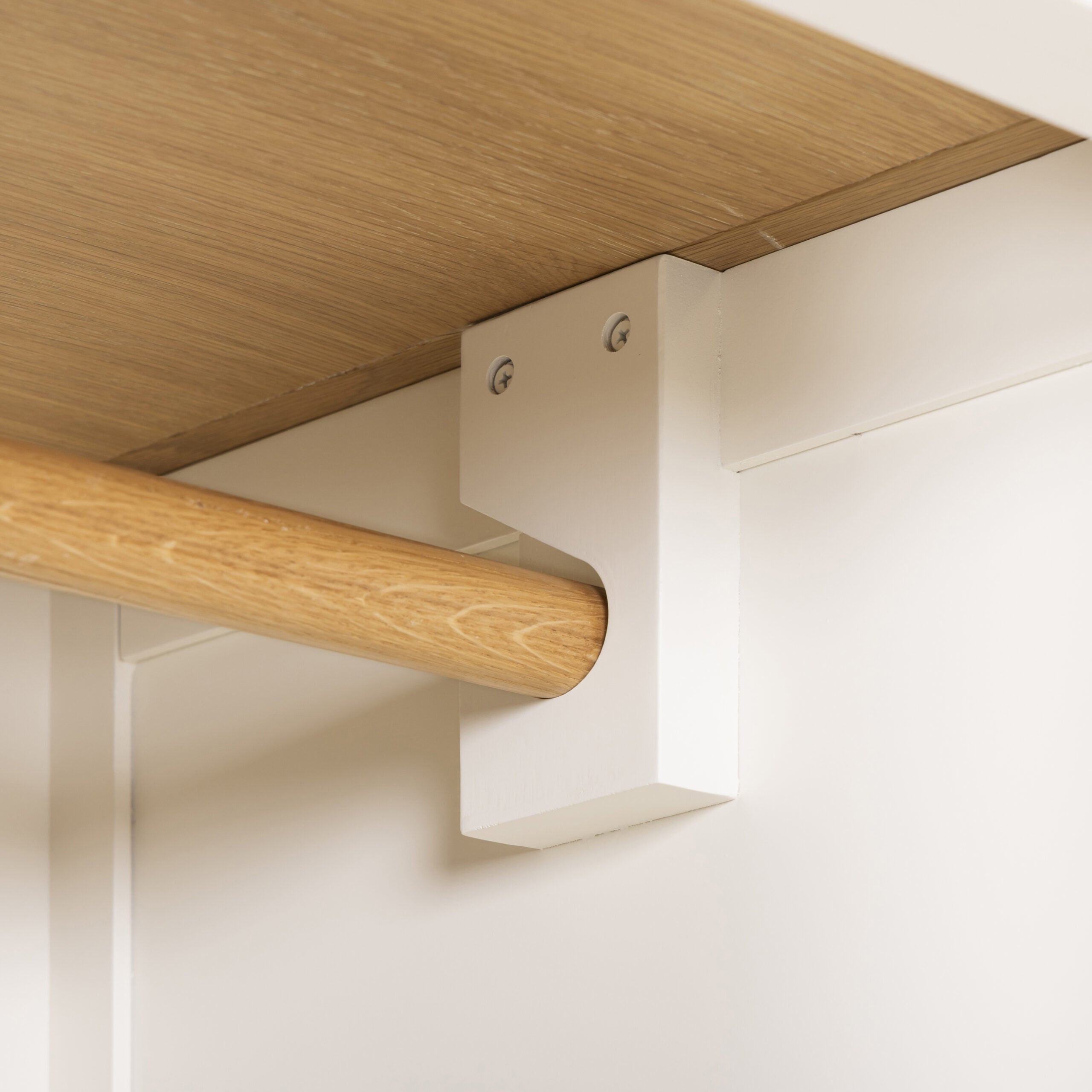 Windsor 3 Door 2 Drawer Wardrobe – Ivory/Oak (WBF)