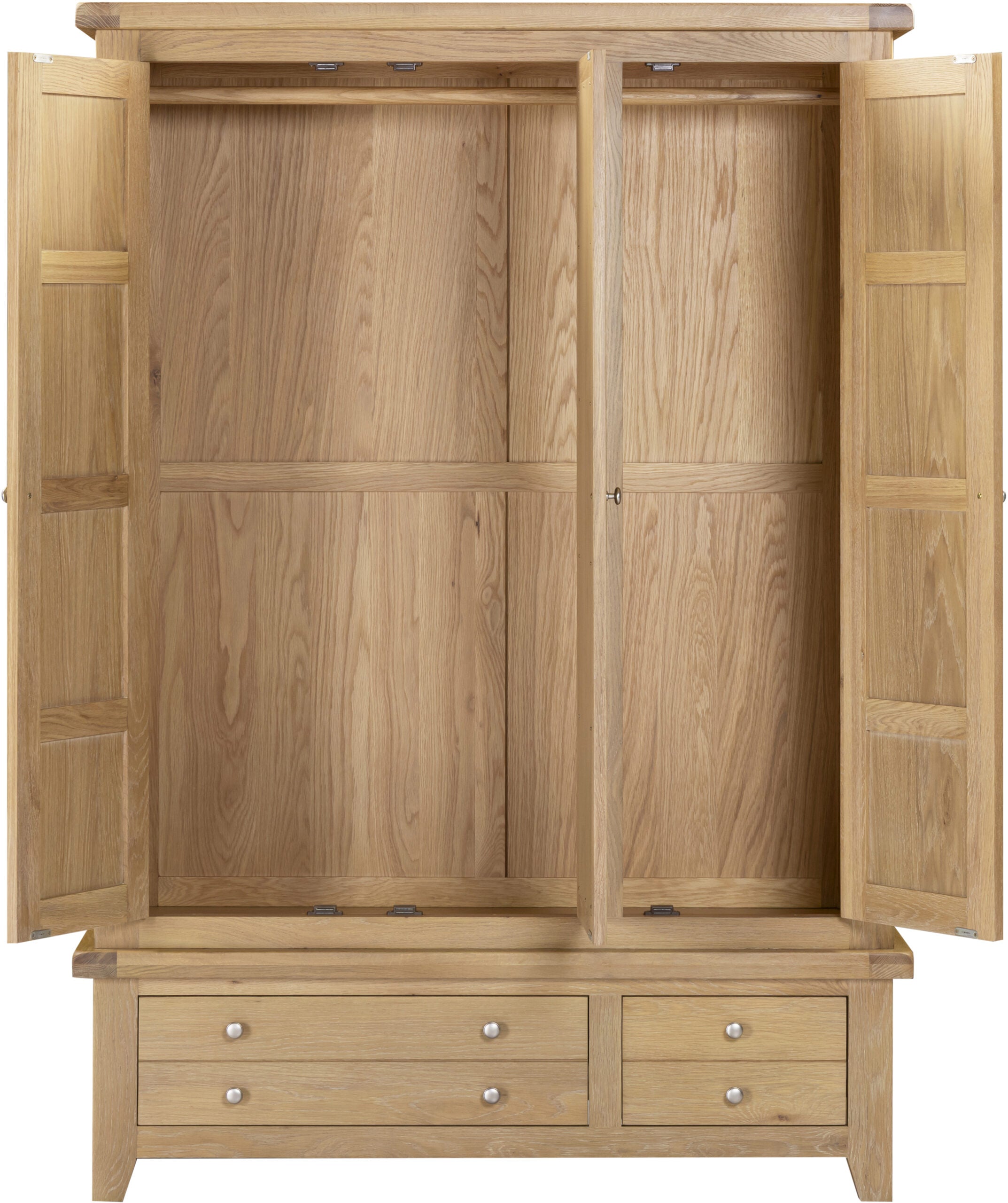 Windsor 3 Door 2 Drawer Wardrobe – Oak (WBF)