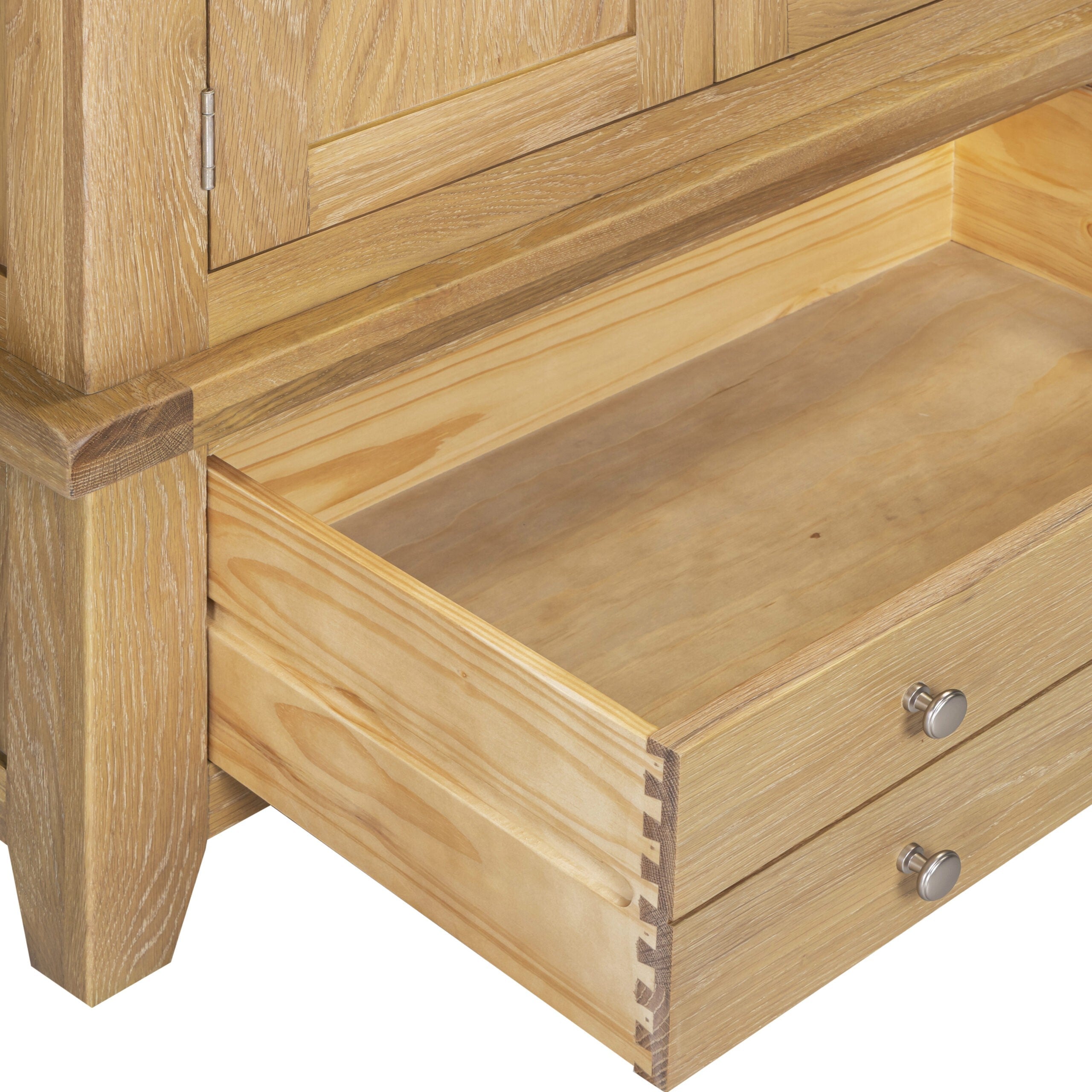 Windsor 3 Door 2 Drawer Wardrobe – Oak (WBF)