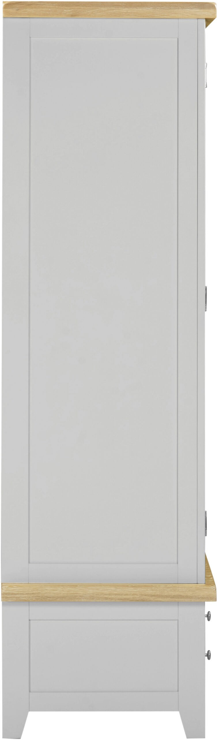 Windsor 3 Door 2 Drawer Wardrobe – Pebble Grey/Oak (WBF)