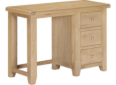 WINDSOR THREE DRAWER Dressing Table - NATURAL OAK (WBF)