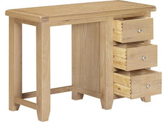 WINDSOR THREE DRAWER Dressing Table - NATURAL OAK (WBF)