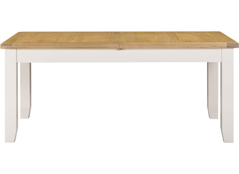 WINDSOR EXTENDING DINING TABLES - IVORY/OAK (WBF)