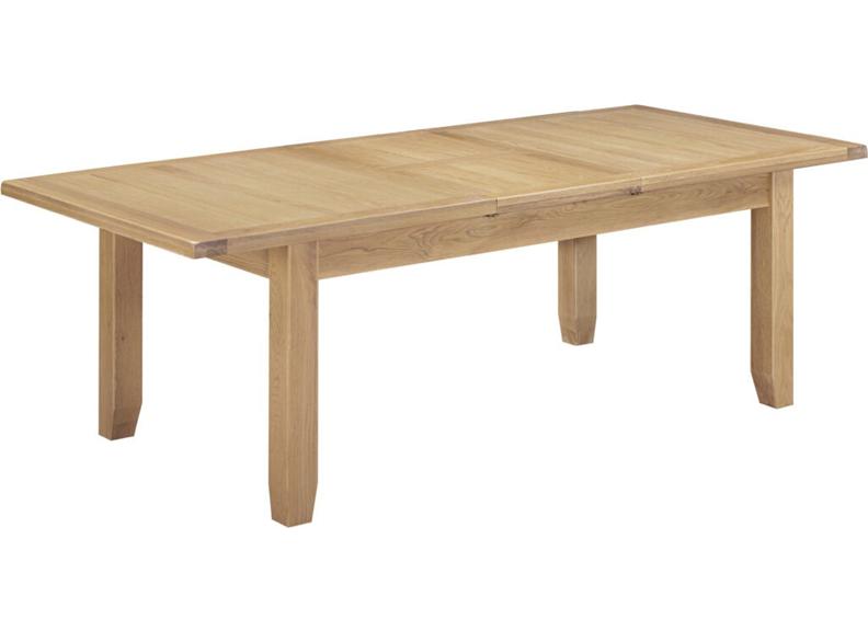 Windsor Extending Dining Tables – Natural Oak with Smooth Extension Mechanism (WBF)