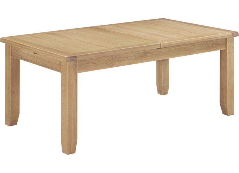 Windsor Extending Dining Tables – Natural Oak with Smooth Extension Mechanism (WBF)
