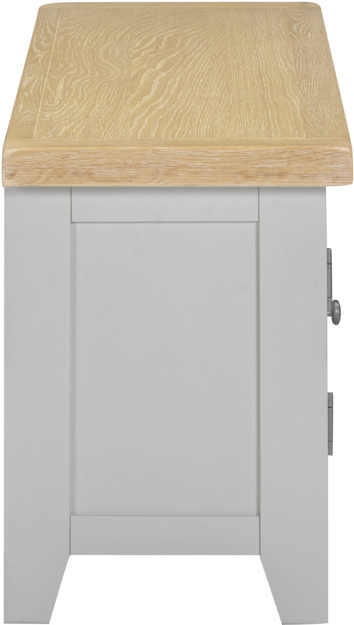 Windsor Straight TV Unit - Pebble Grey/Oak (WBF)