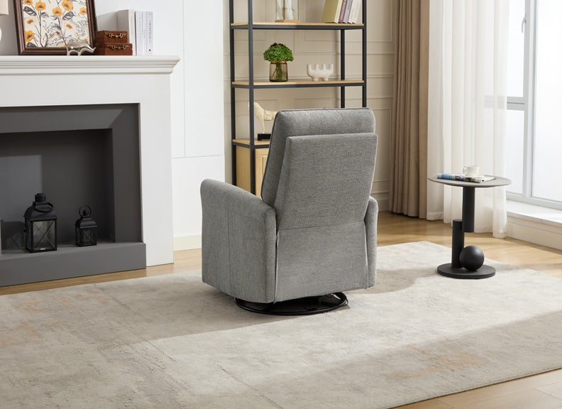 Waterville Light Grey Armchair - rear