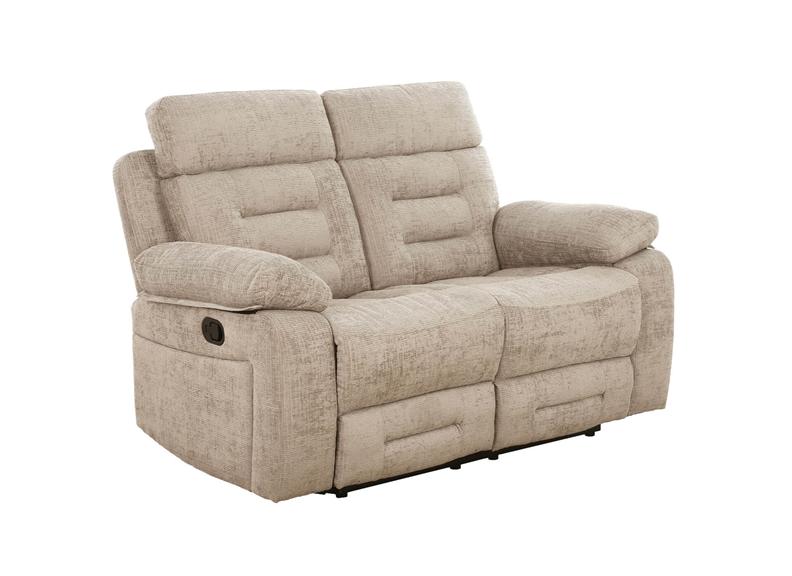 Wilbur Two Seat Sofa with Manual Recline | Fabric Upholstery | Pocket Sprung Comfort