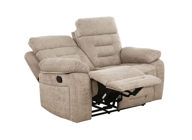 Wilbur Two Seat Sofa with Manual Recline | Fabric Upholstery | Pocket Sprung Comfort